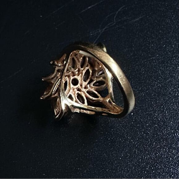 Vintage Pink Amethyst Crystal Ring - Picture 9 of 10